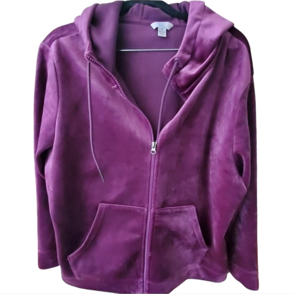 Velour Hoodie Jacket size 0X